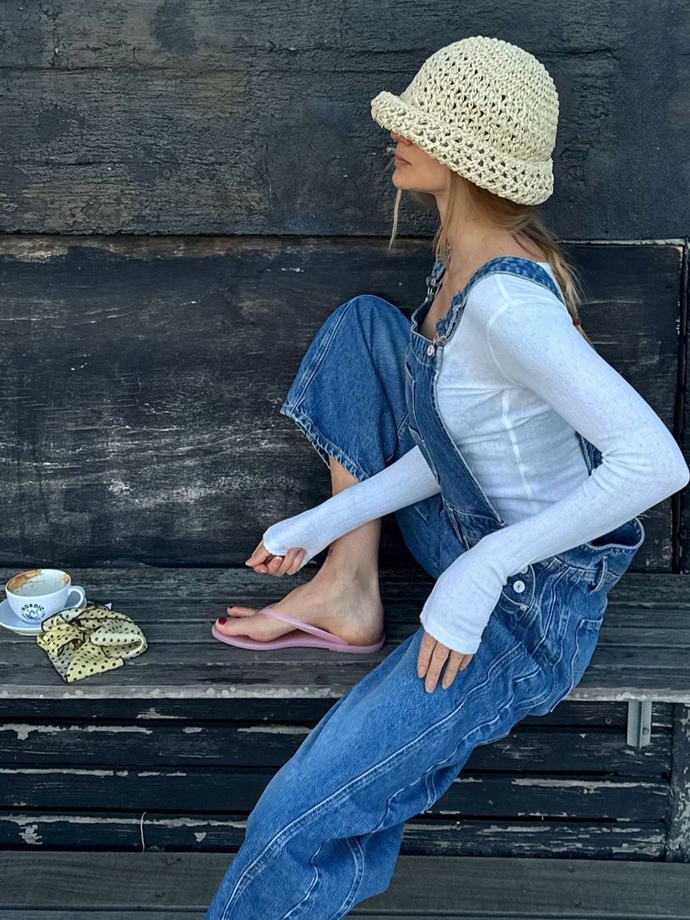 FREE PEOPLE STRAW HAT - Picture 5 of 6